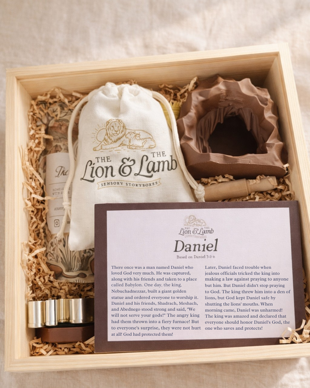 Daniel in the Lion's Den – Sensory Storybox
