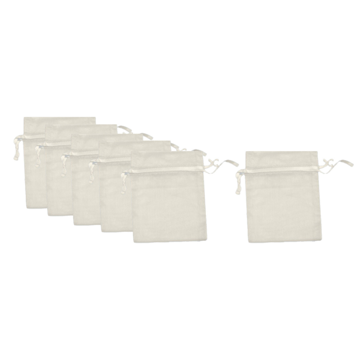 Elegant 3x4 in Organza Gift & Favor Bags