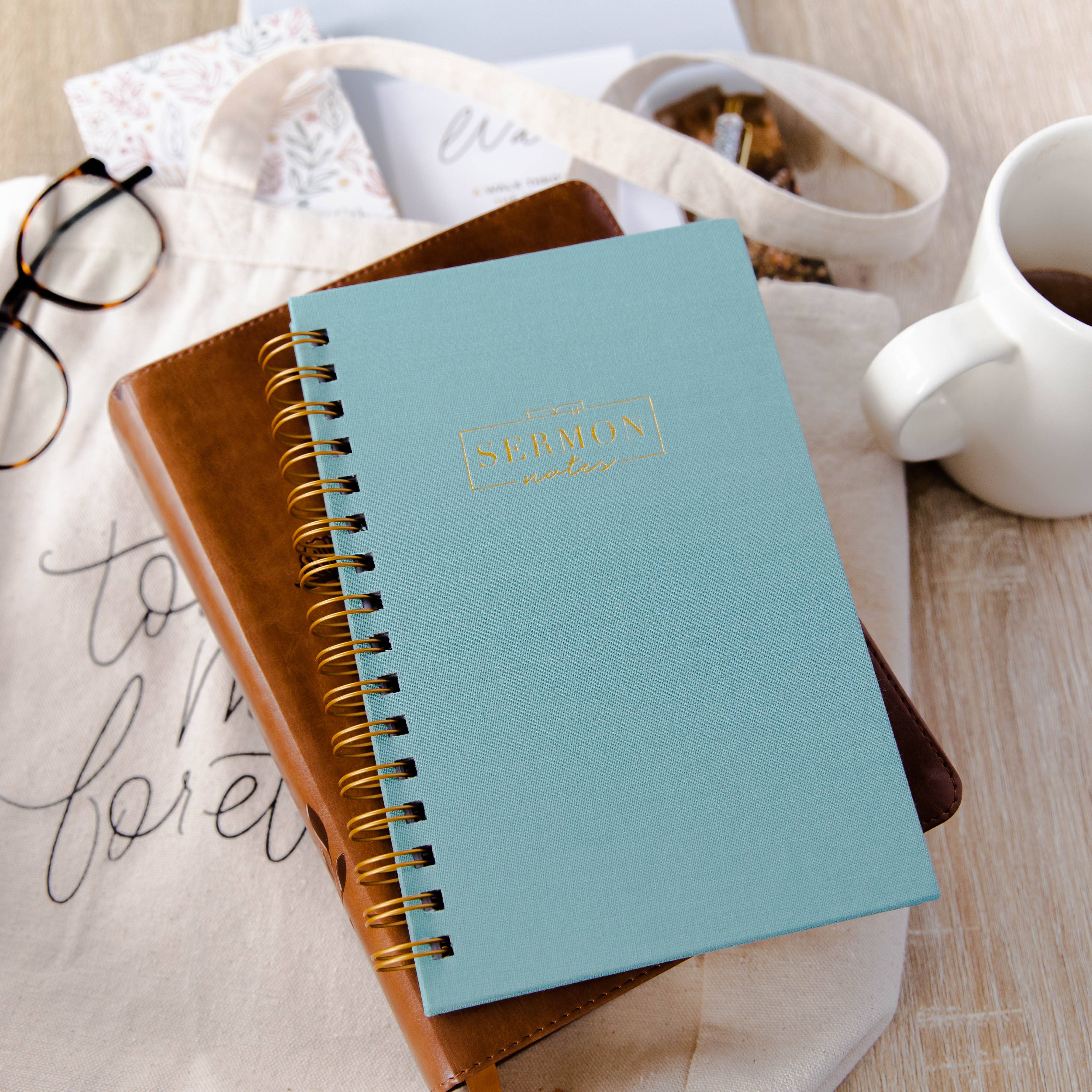 Sermon Notes Journal | Teal (Spiral) – St. George