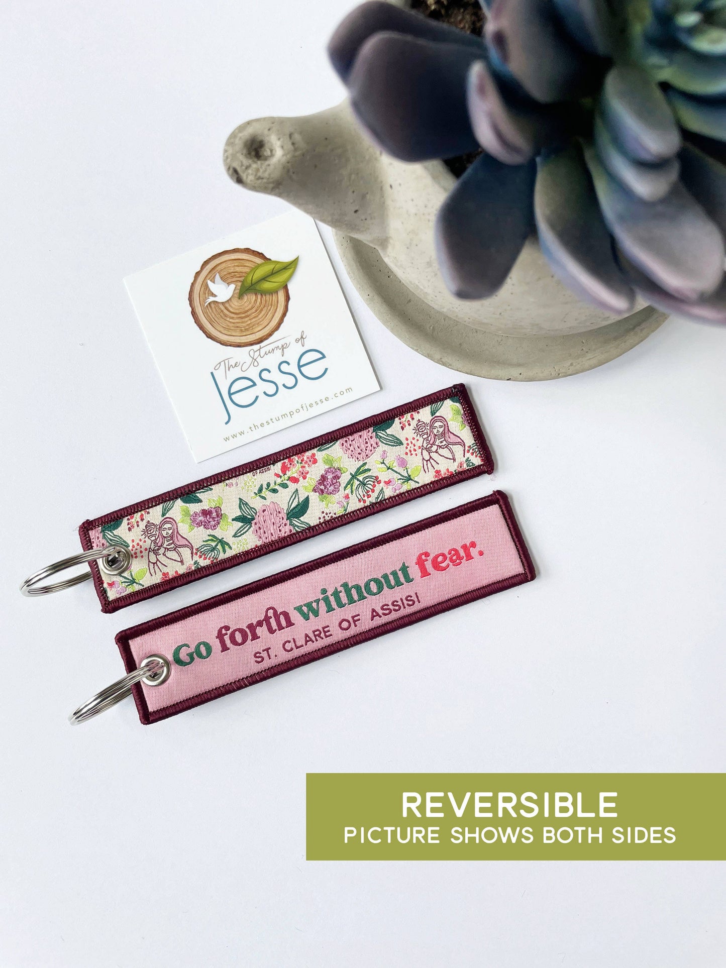 Saints Keychains & Bag Tags