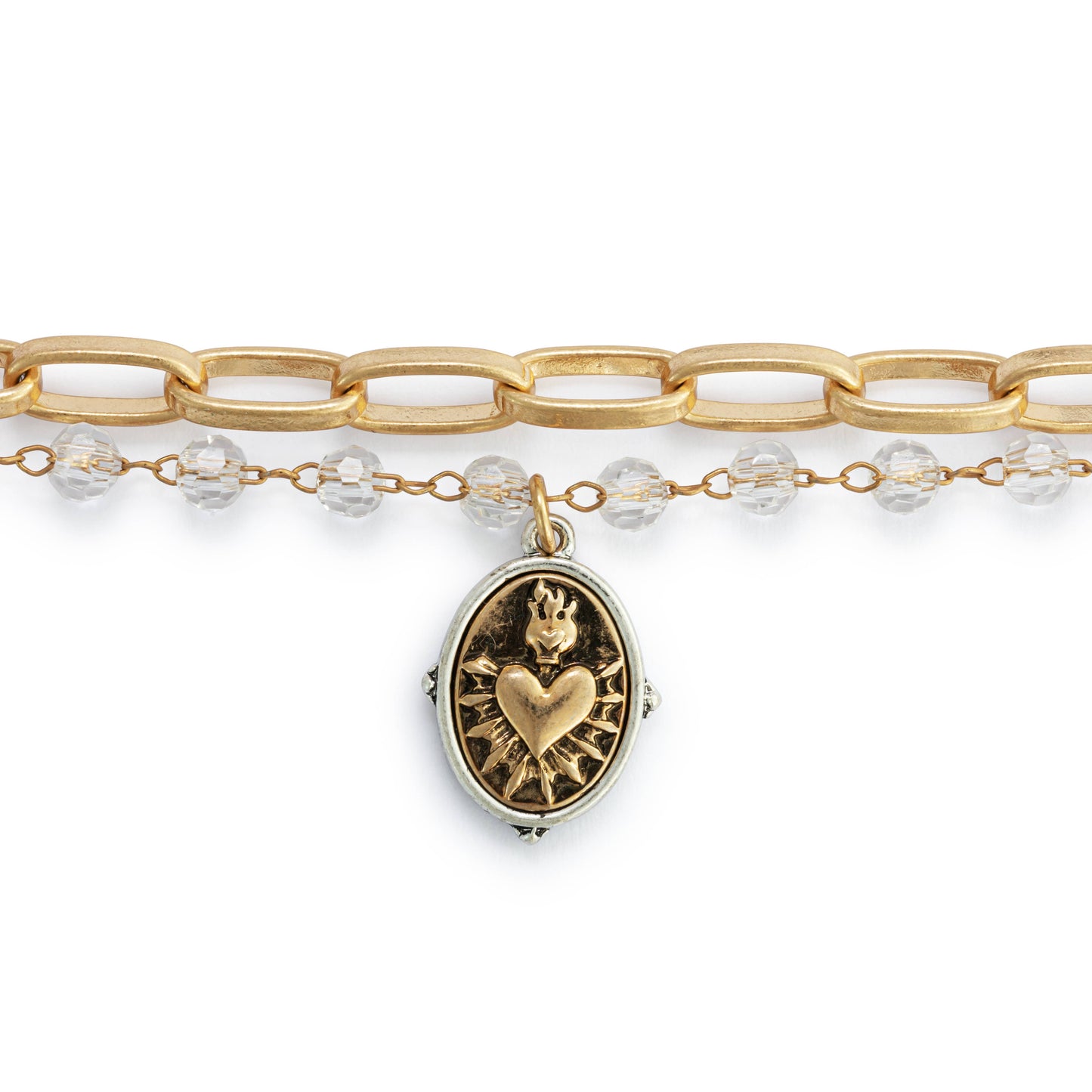 Sacred Heart Bracelet - Gold