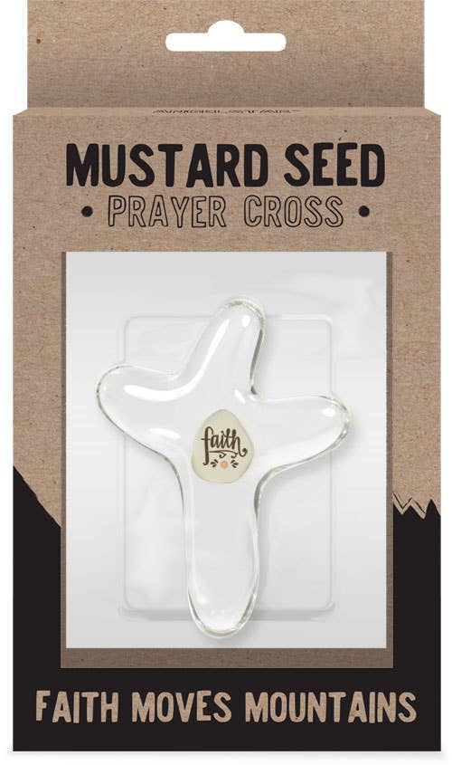 Mustard Seed Palm Prayer Cross