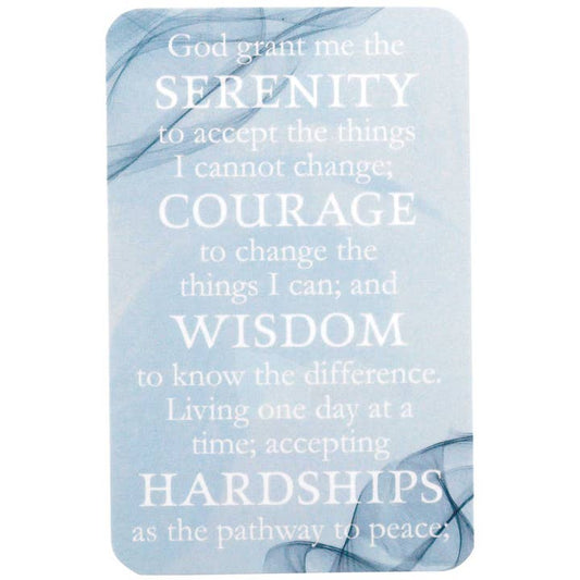 Serenity Prayer Card