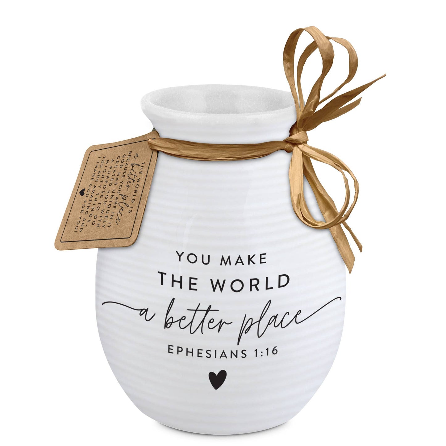 👀 LCP Vase Textured You Make The World Better