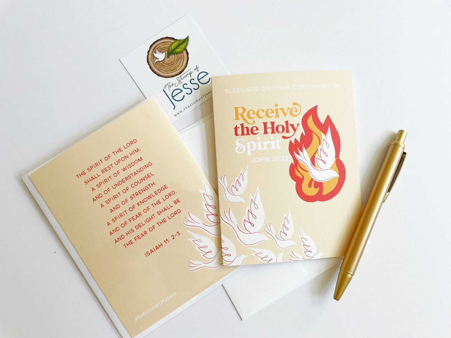 Receive the Holy Spirit Greeting Card