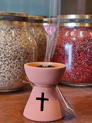 Ceramic Resin Incense Burner — 3.5 in — Various Styles