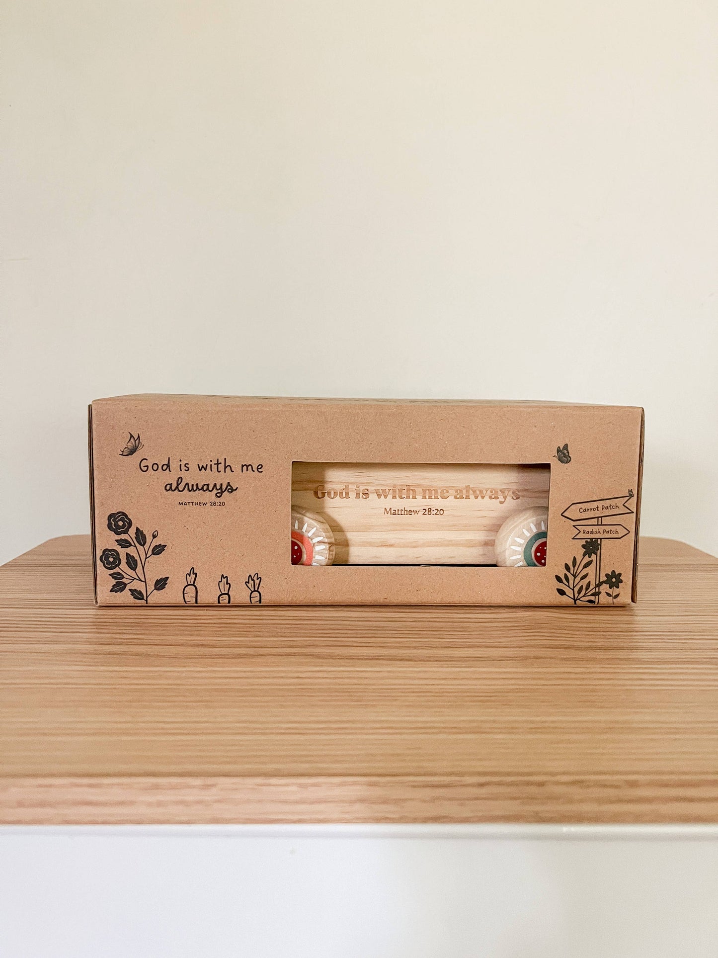 Pull-Along Wooden Bunny