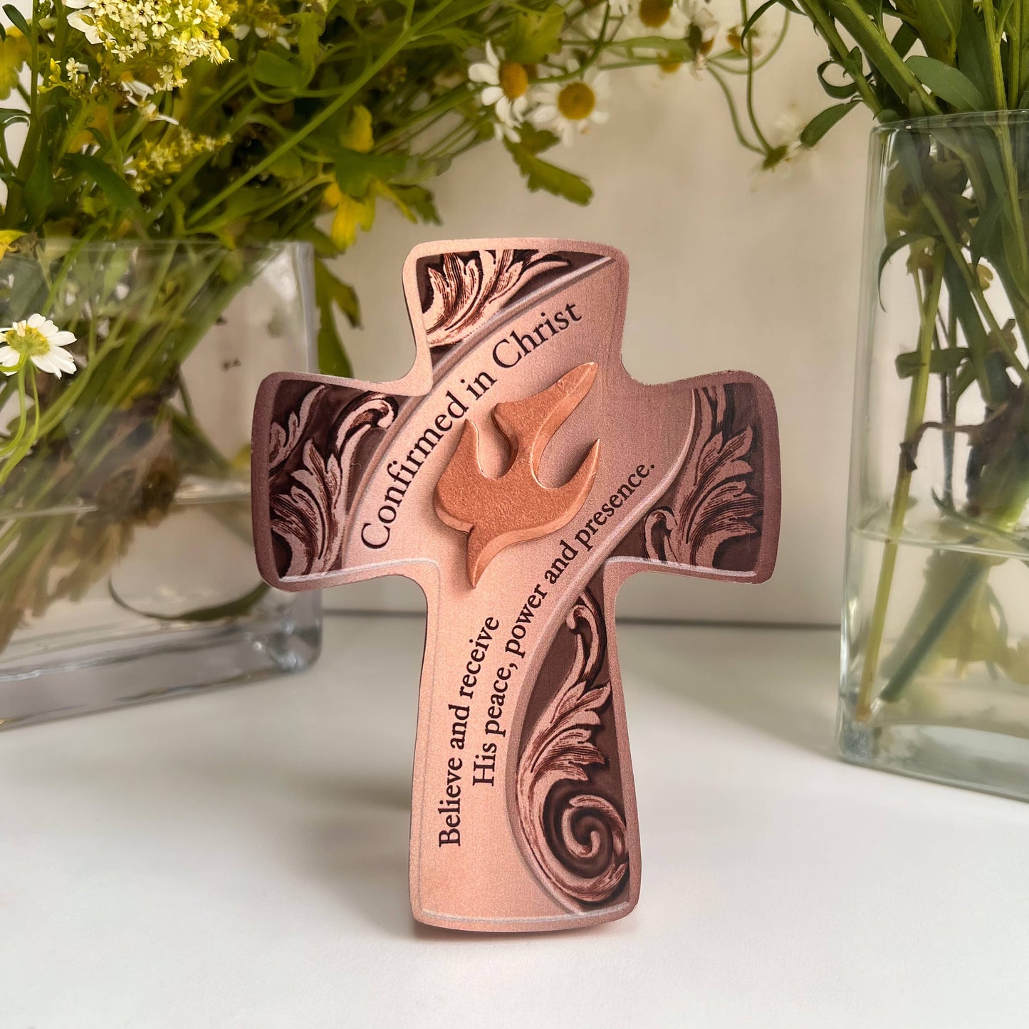 Dove Confirmation Cross
