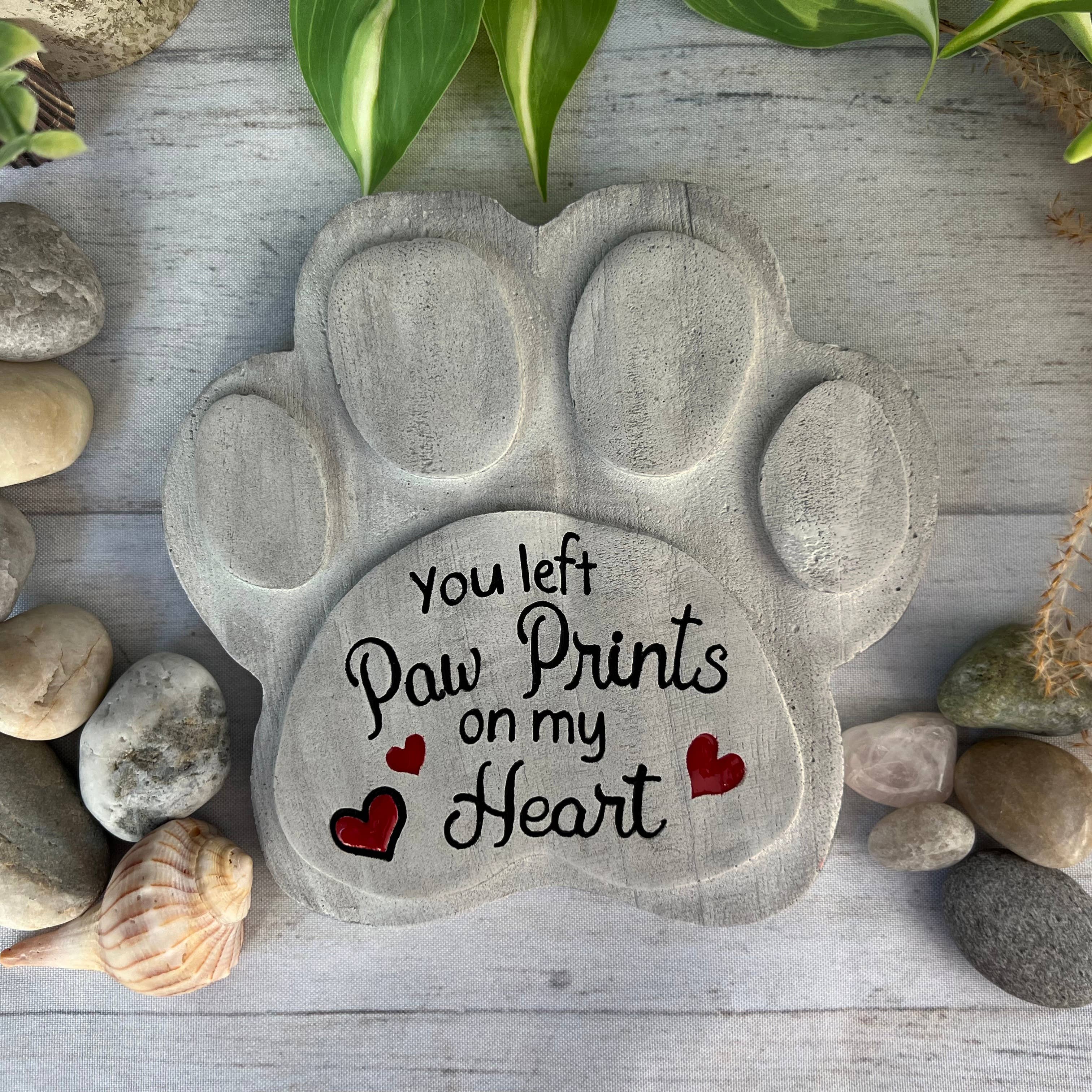 Paw Print Garden Stone – St. George