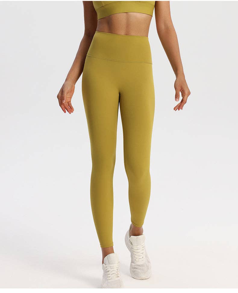 High Waist Pilates Workout Leggings Stretch Active Pants