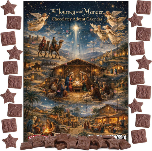 Nativity Chocolate Advent Calendar, 24 Days