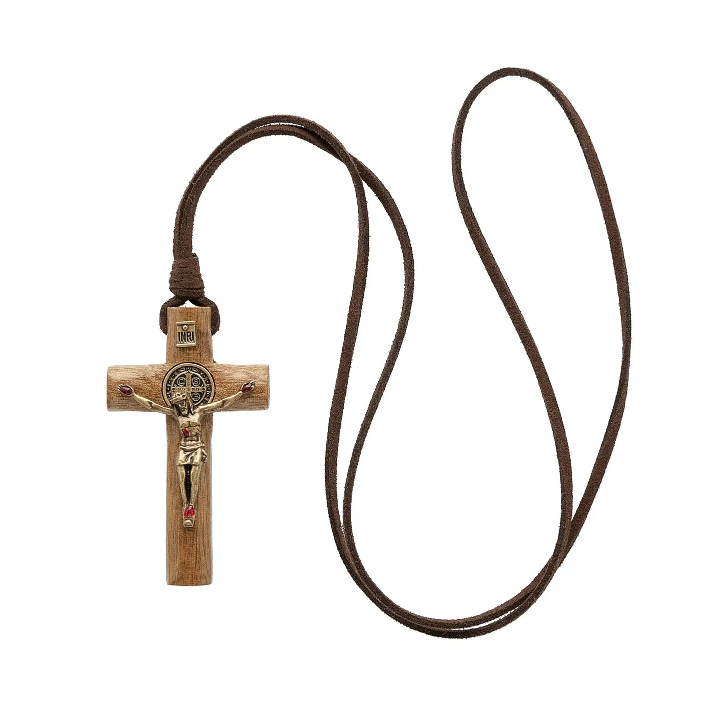 Benedict Crucifix Cord 28" Necklace