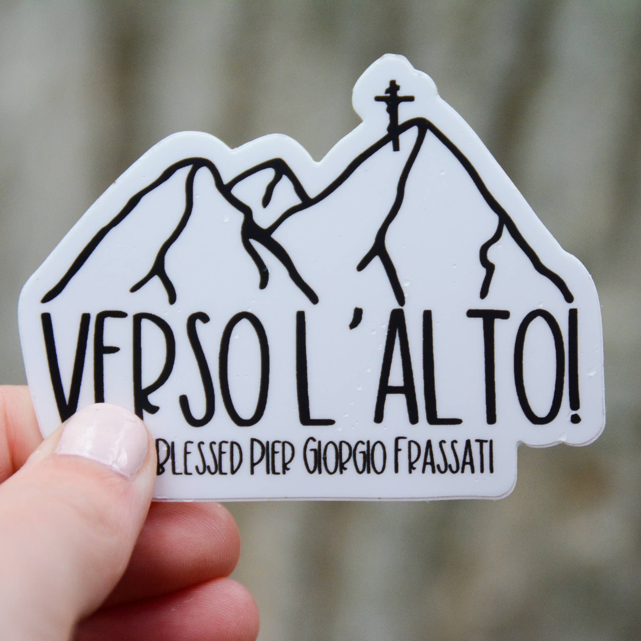 Verso L'Alto- Bl. Pier Giorgio Frassati Vinyl Sticker – St. George