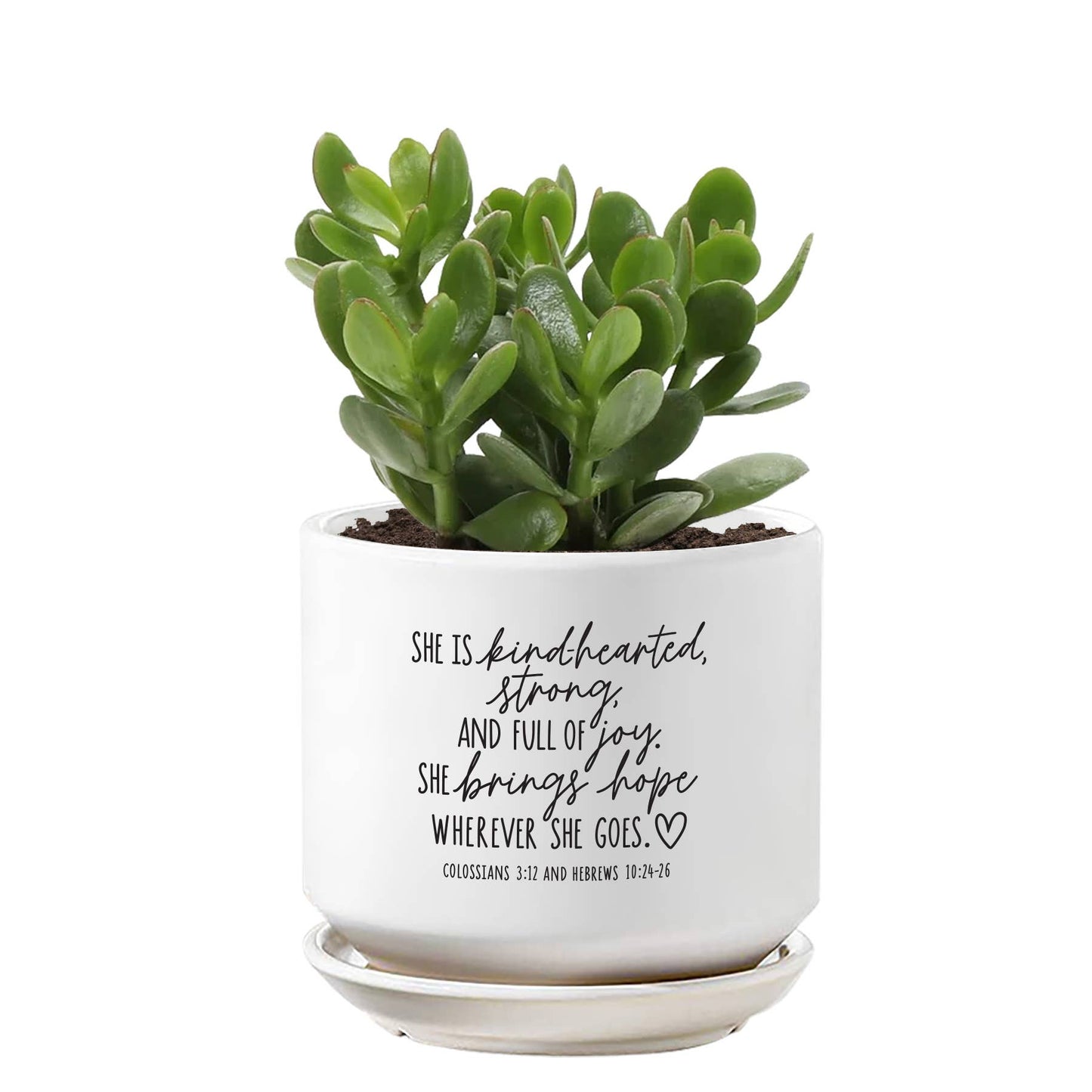 LCP Planter She Is Kindhearted And Strong