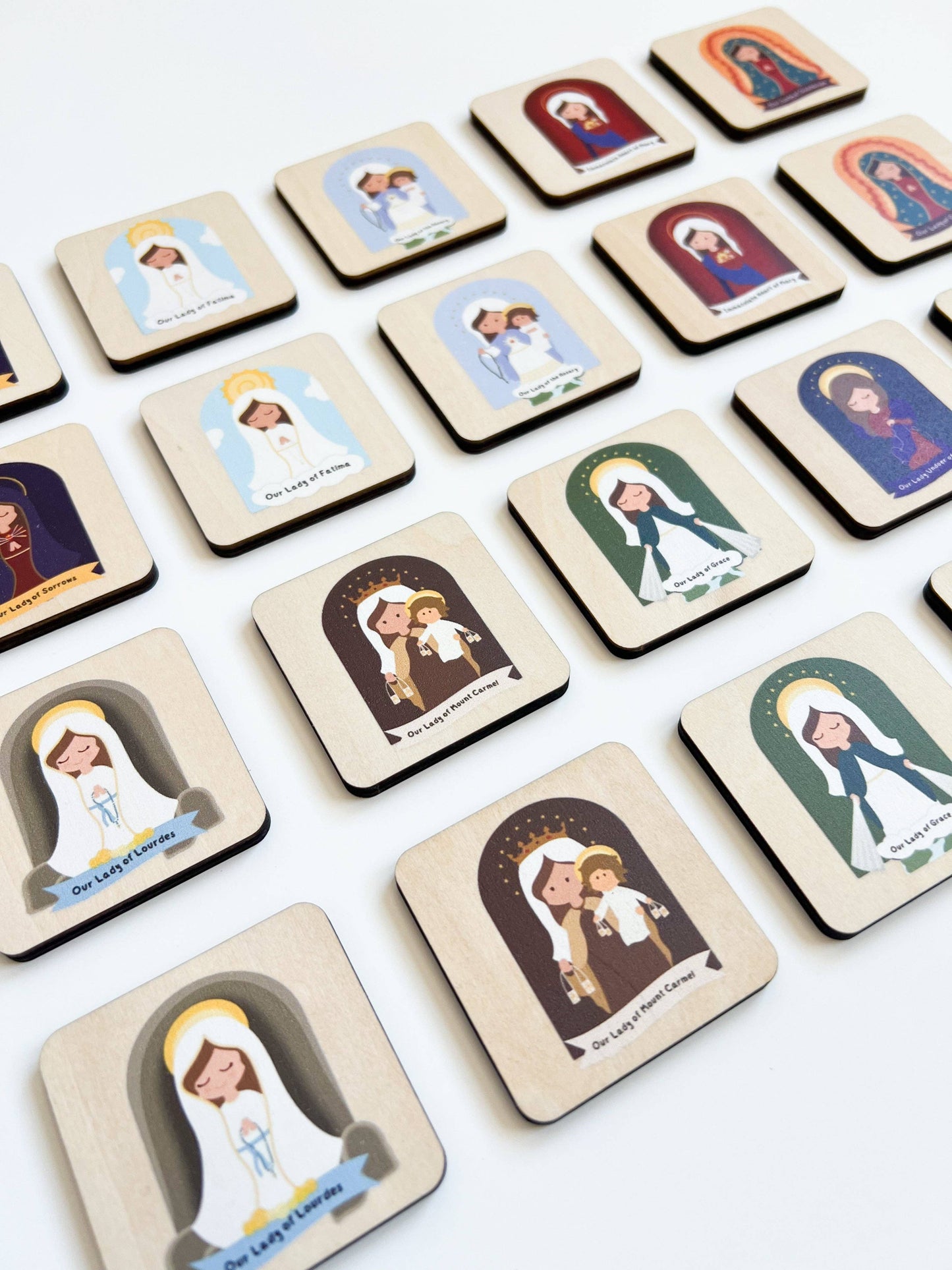 Mary Matching Wooden Game