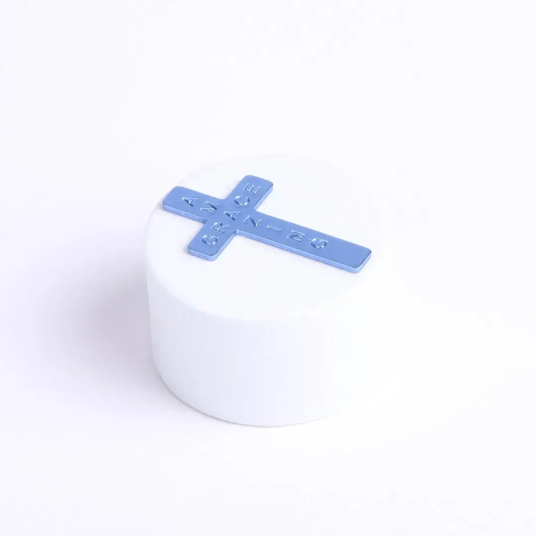 Pocket Cross Amazing Grace Blue