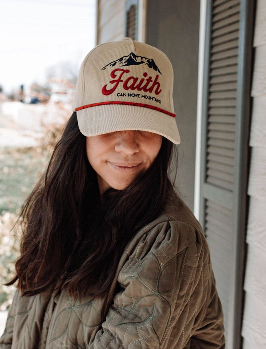 Faith Can Move Mountains Snapback Hat