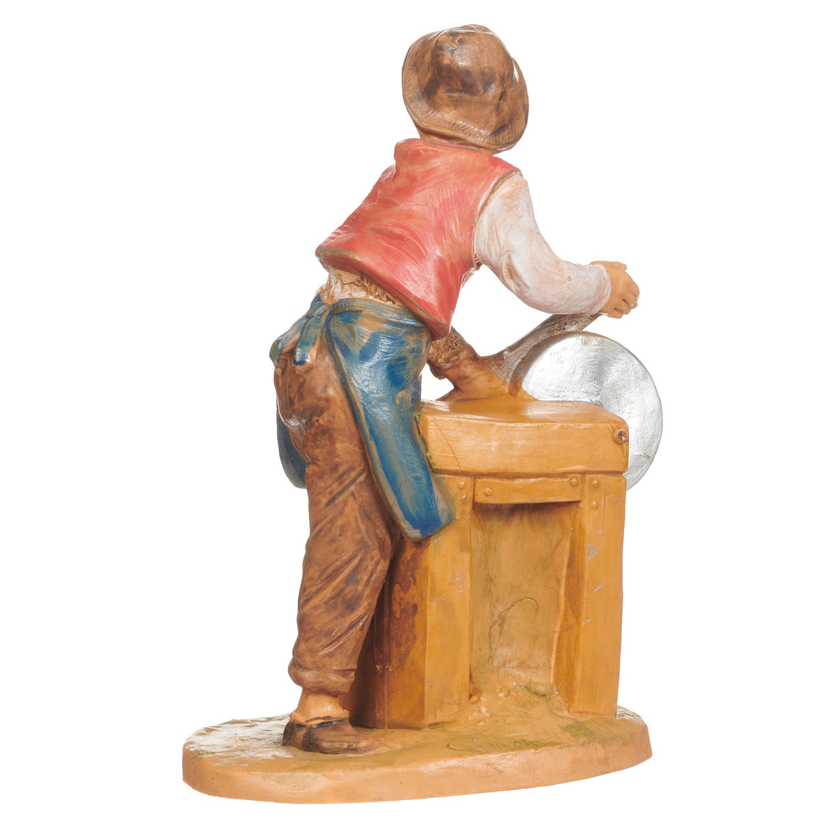Fontanini 5" Scale Silvanus, Knife Sharpener Nativity Figure