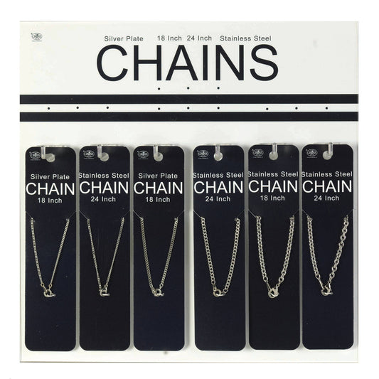 Silver Plated & Stainless Chains