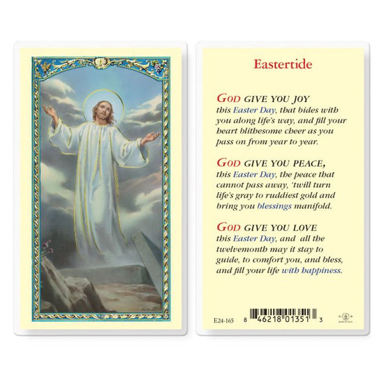 Easter Tide Laminated Holy Card – St. George