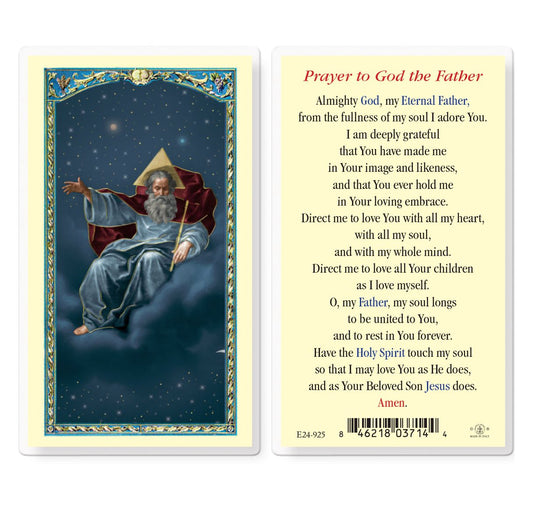Prayer to God The Father Holy Card