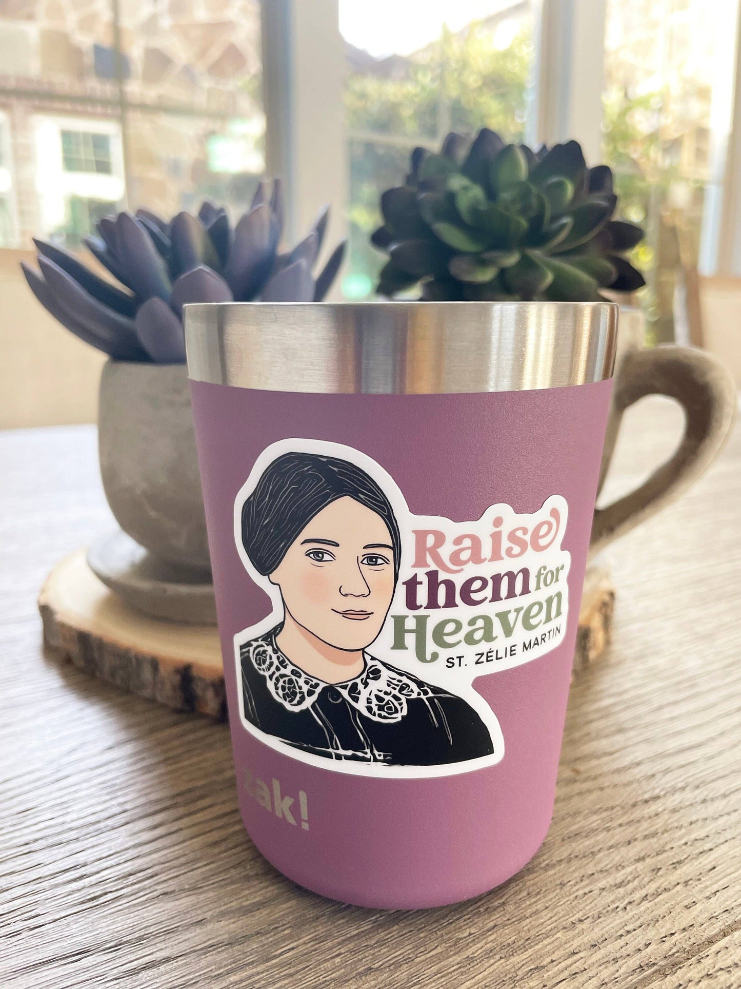 St. Zelie Martin Waterproof Catholic Sticker