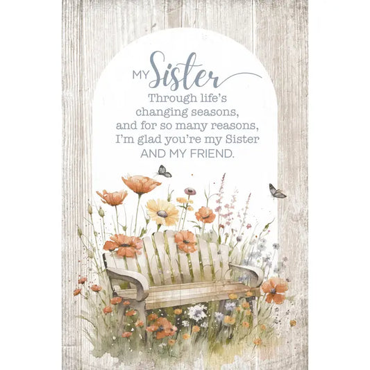 A Sister 4X6 Plaque
