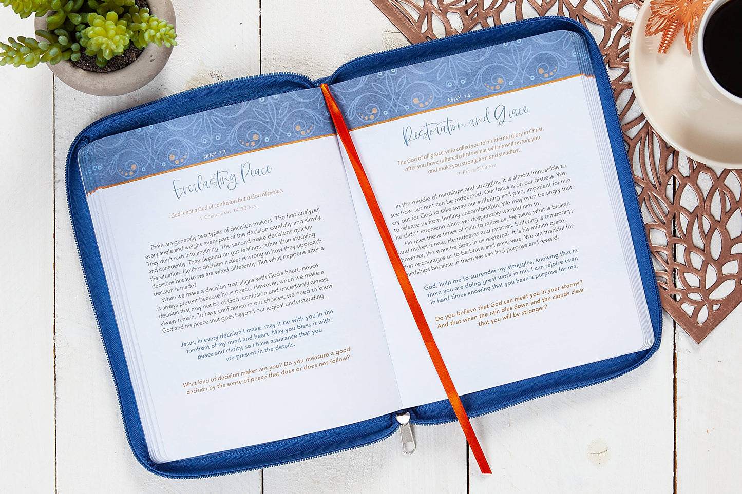 For I Know the Plans Zippered Devotional