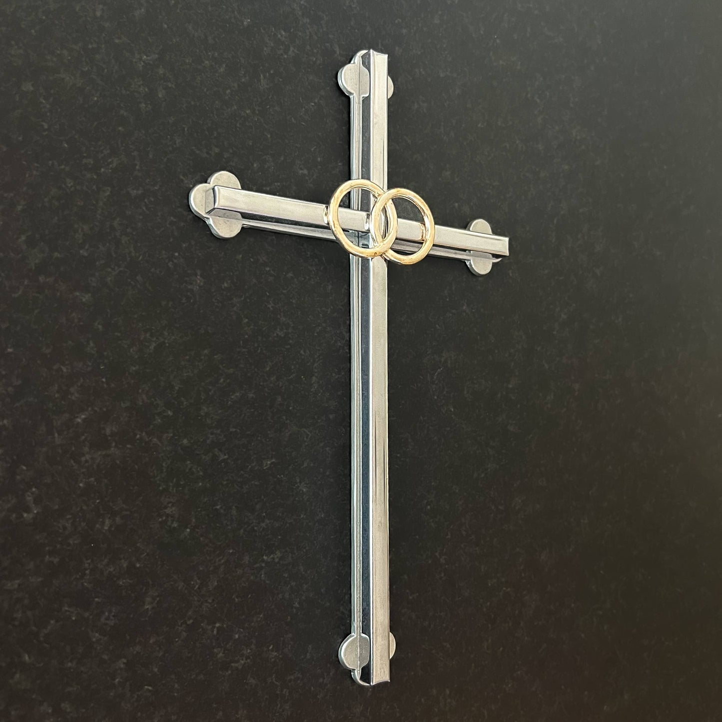 Silver Wedding Cross