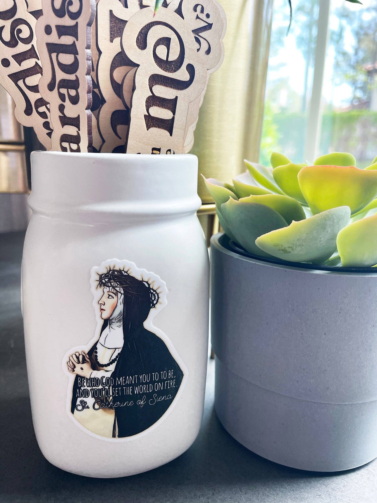St. Catherine of Siena Catholic Sticker