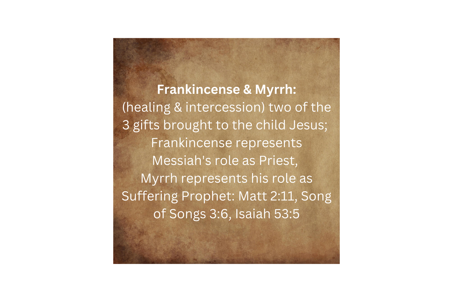 Frankincense and Myrrh Prayer Oil - 1/2oz