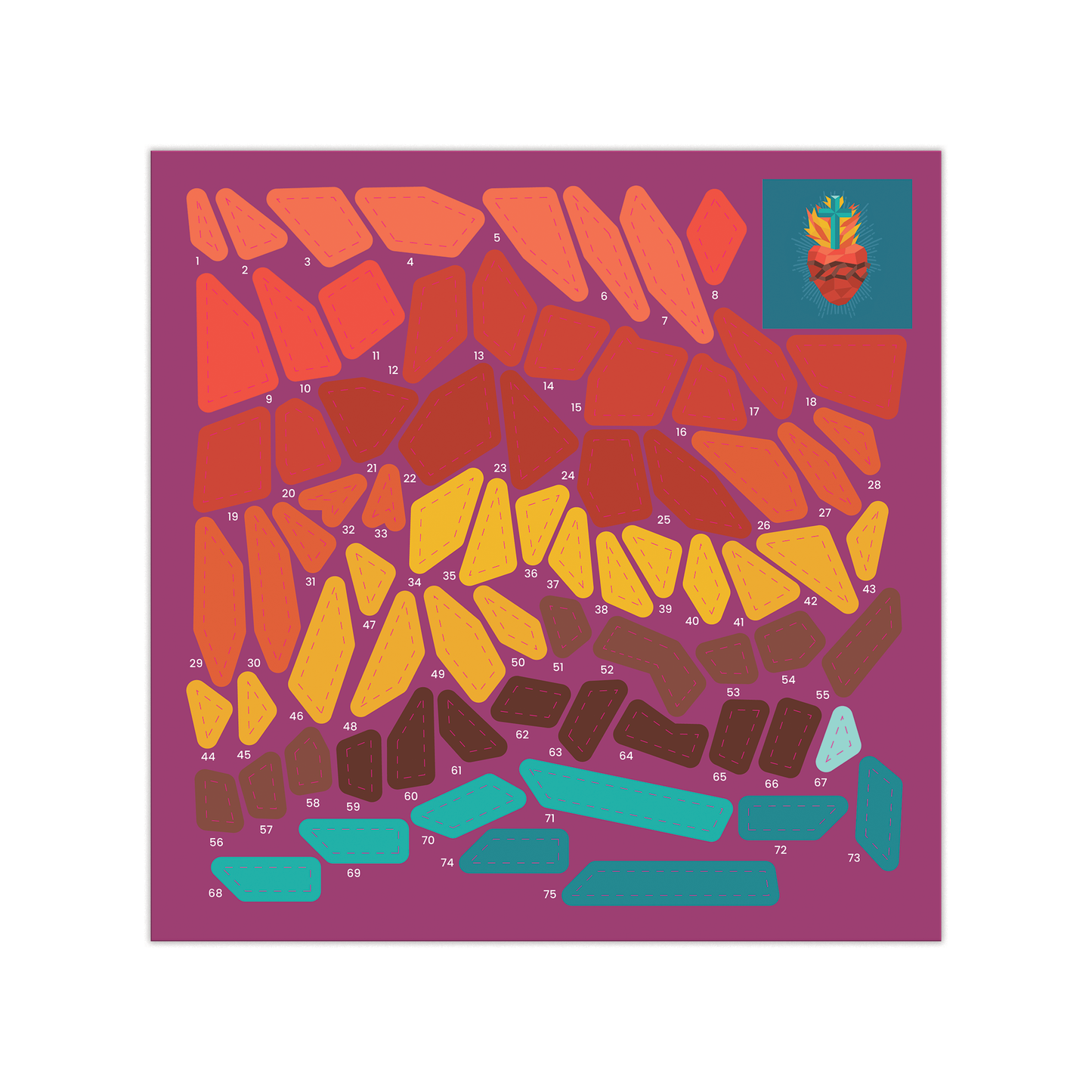 Pray by Sticker: Sticker-by-Number