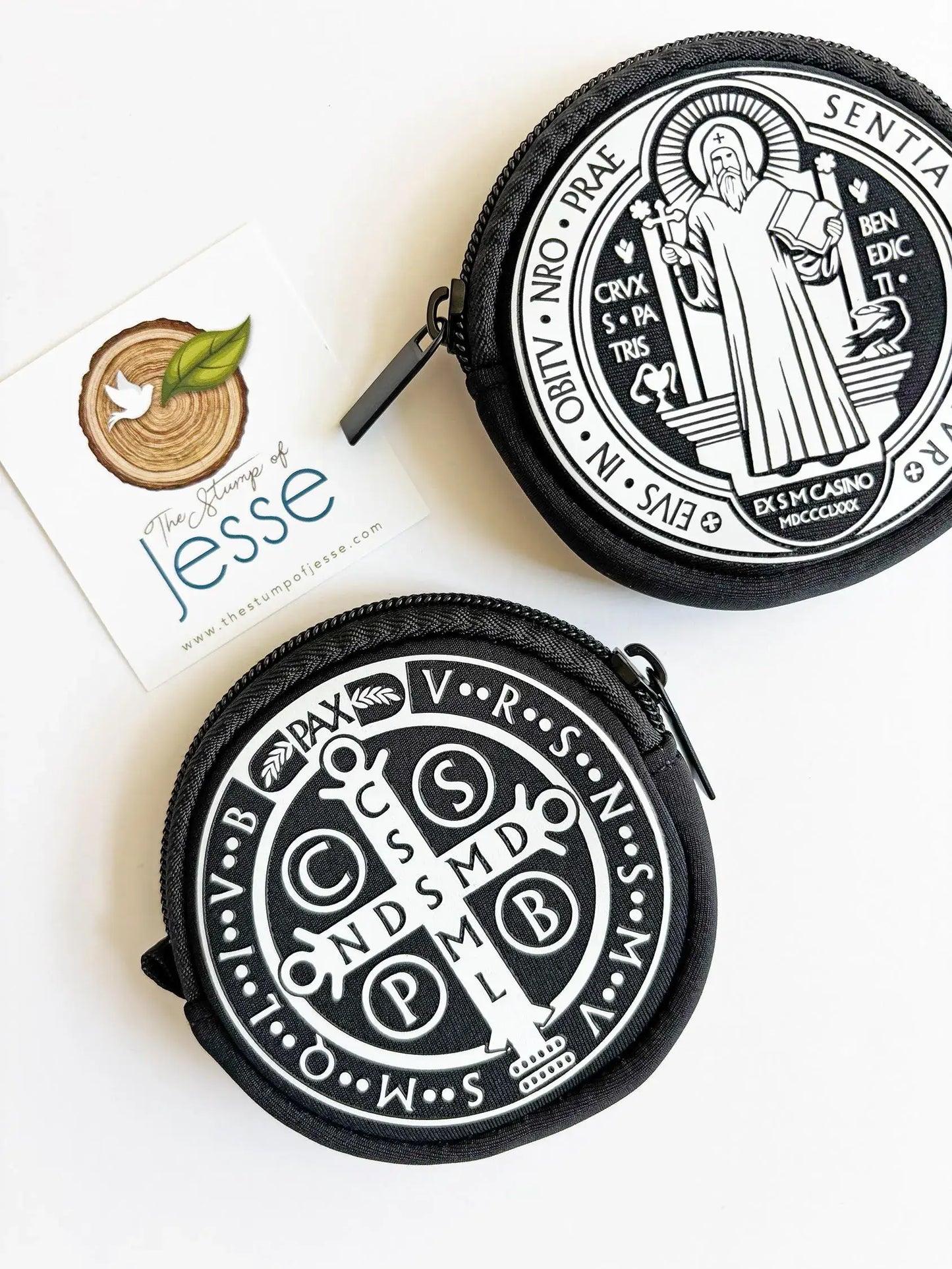 St. Benedict Medal Rosary Pouch