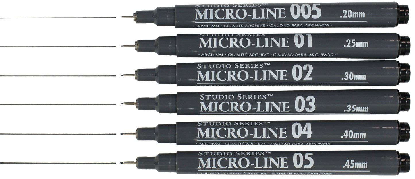 Studio Series Micro-Line Pen Set (Set of 6)