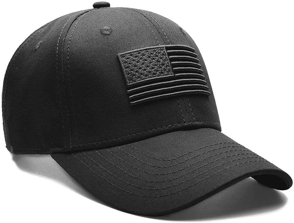 American Flag Embroidered Low Profile Baseball Cap US Flag