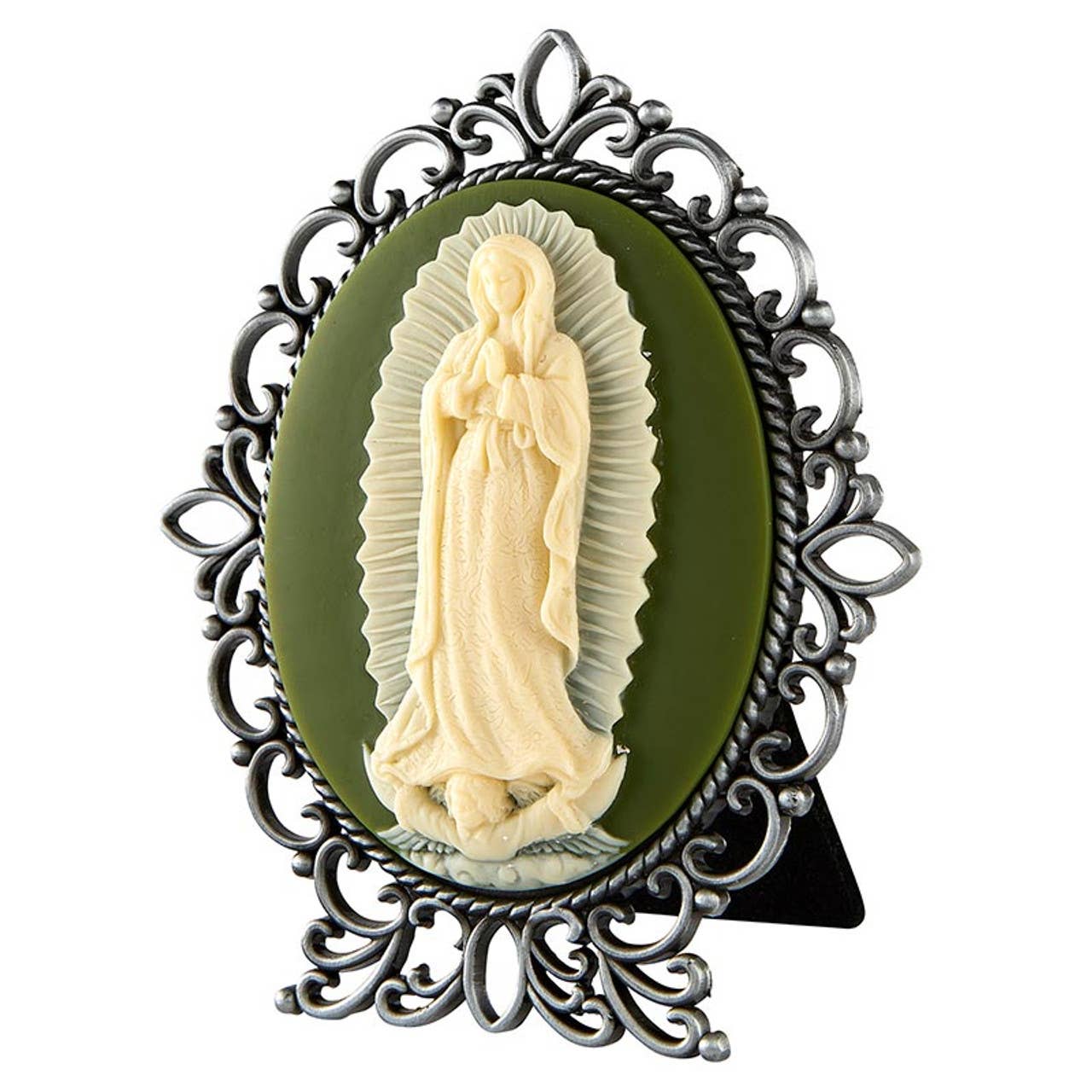 Our Lady Of Guadalupe Cameo Desk Stand