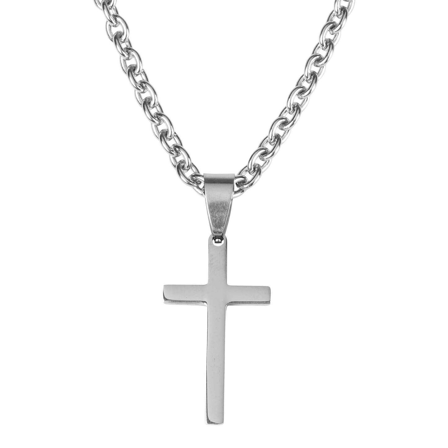 1ST COMMUNION CROSS STAINLESS STEEL