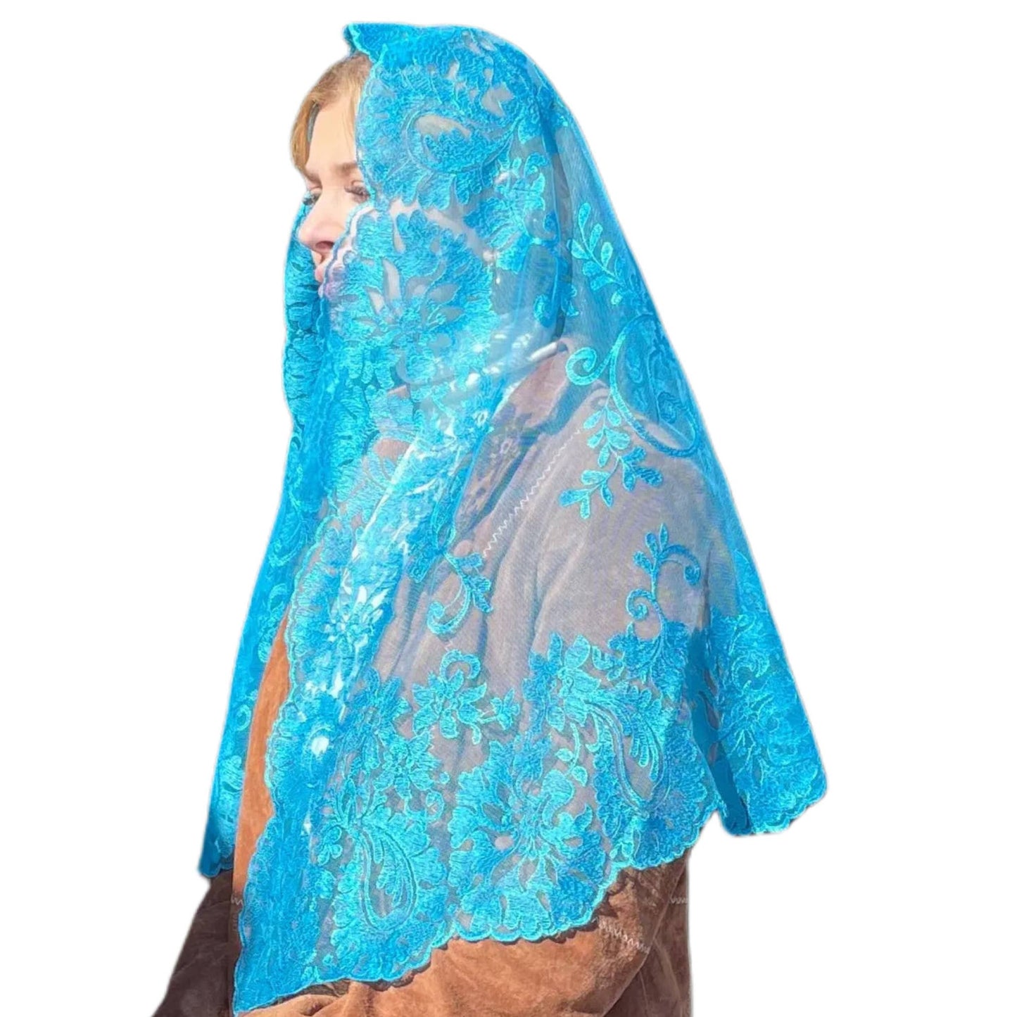Veil ~ Way of The Cross - MADONNA BLUE