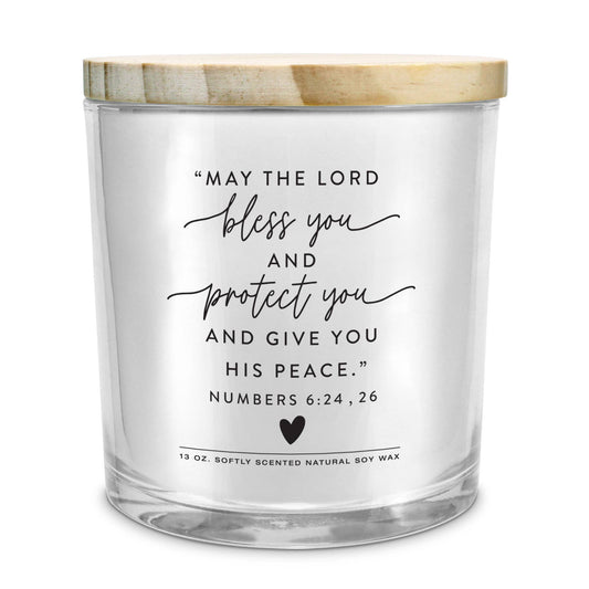 LCP Soy Candle May The Lord Bless You 13Oz