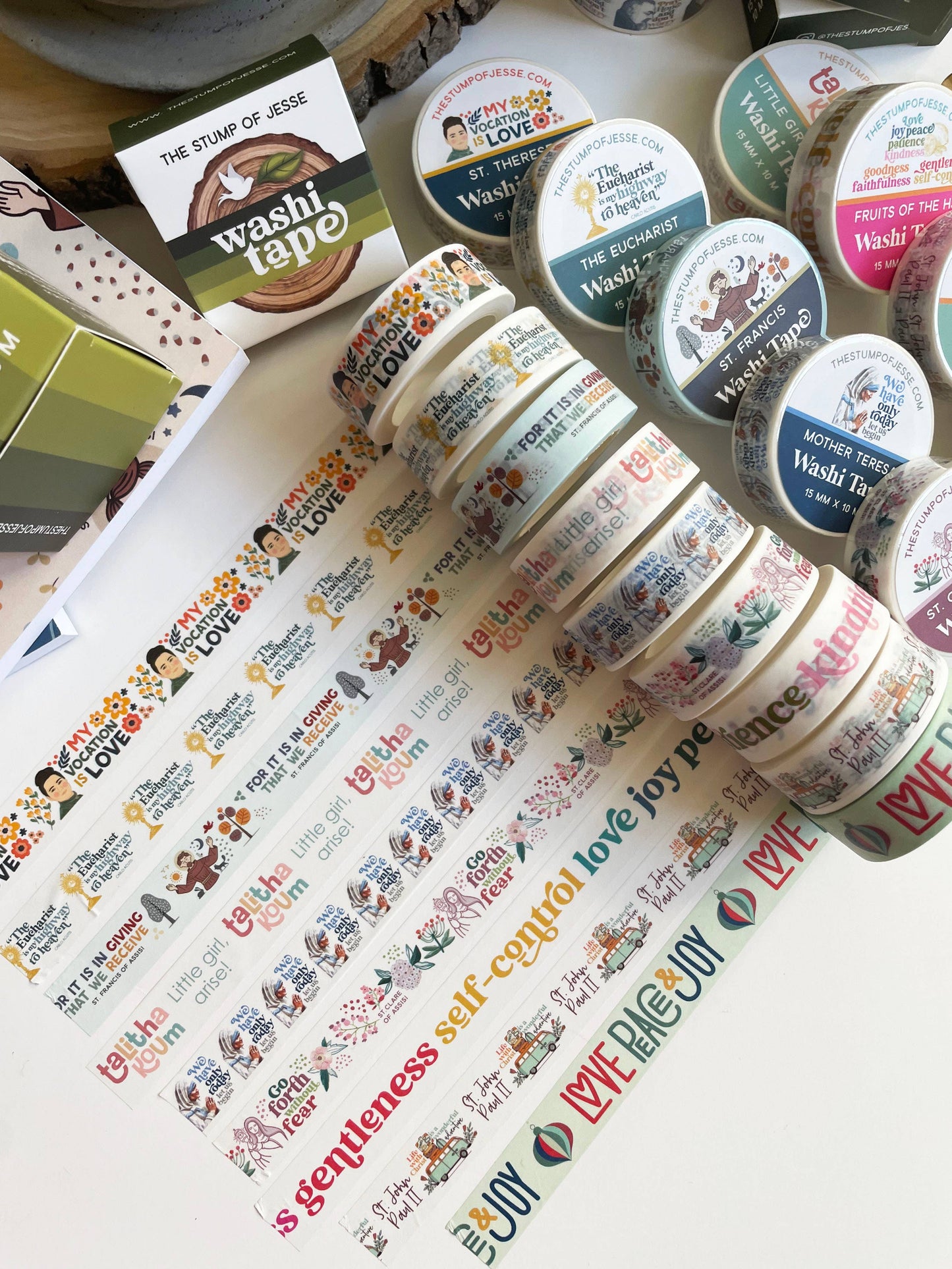 Totus Tuus Washi Tape | Catholic Washi Tape | 15mm x 10m