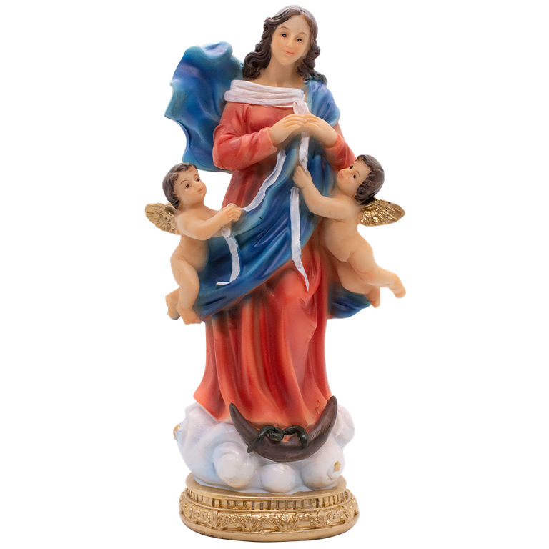 Our Lady Untier of Knots 8" Resin Statue
