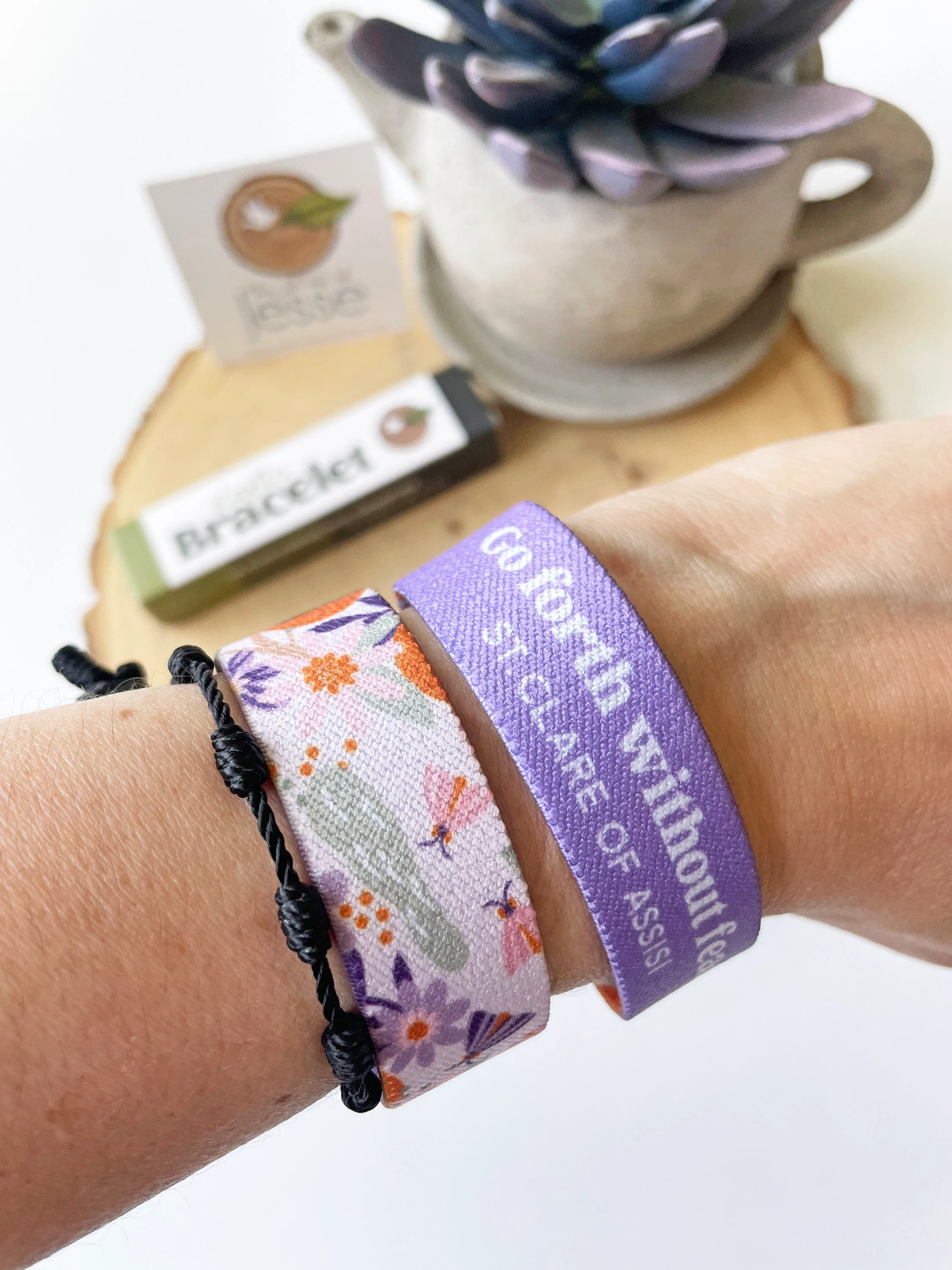 St. Clare of Assisi Reversible Bracelet