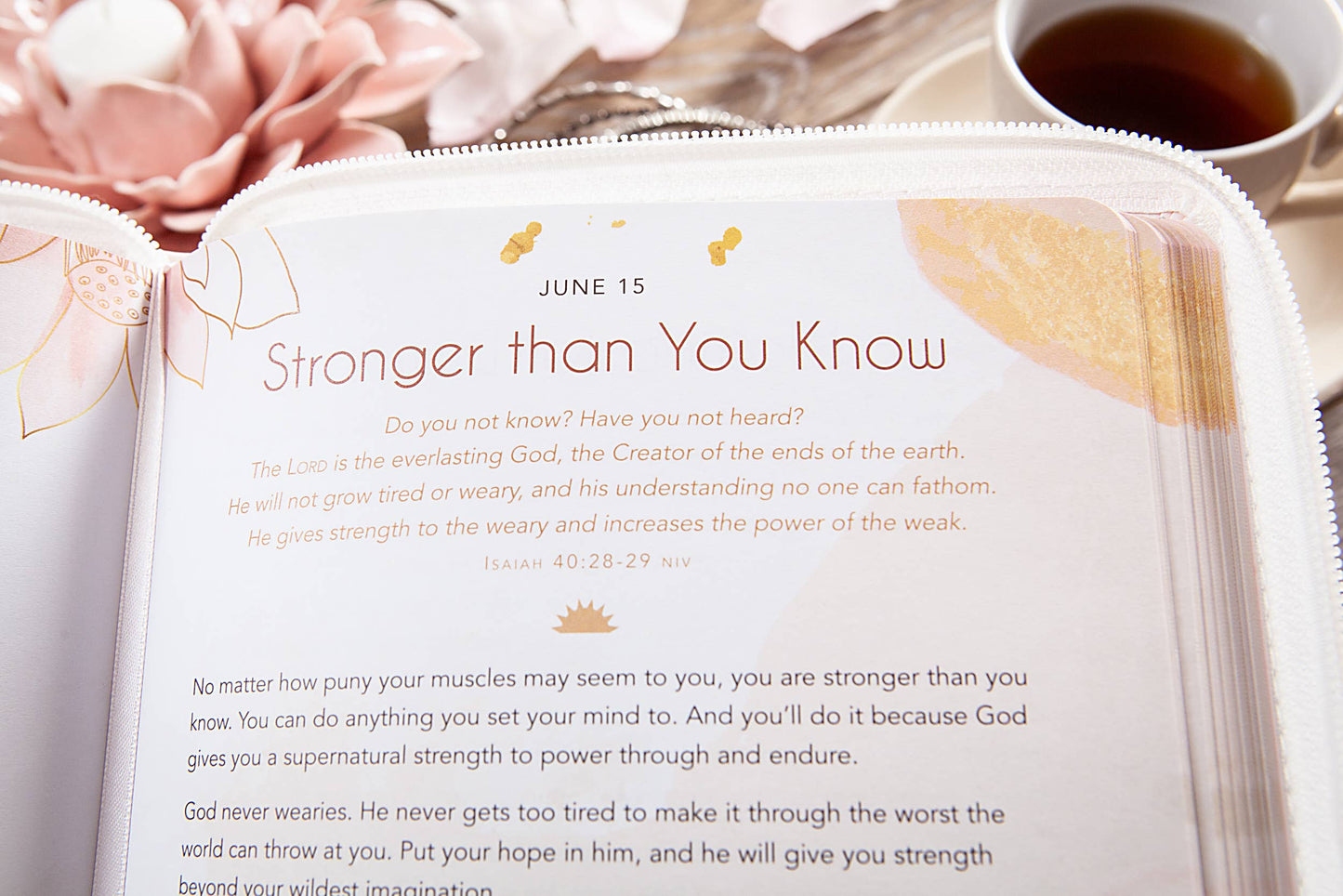 Be Still and Know Morning & Evening Zip Devotional