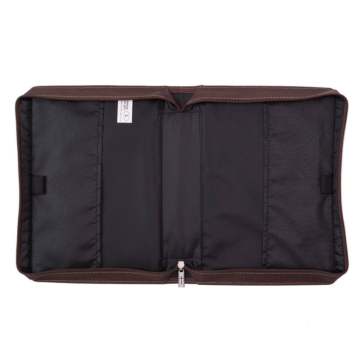 Bible Cover Fashion Teal/Brown Blessed Luke 1:45