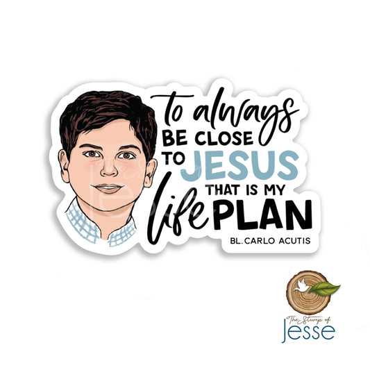 Bl. Carlo Acutis Waterproof Sticker