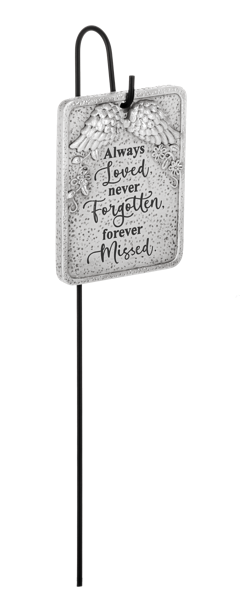 Sacred Wings Memorial Plaques with Stakes