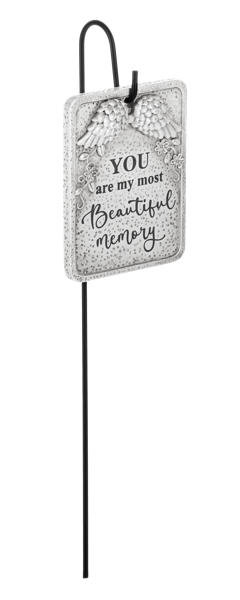 Sacred Wings Memorial Plaques with Stakes