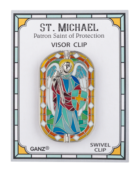 Visor Clip - St. Michael