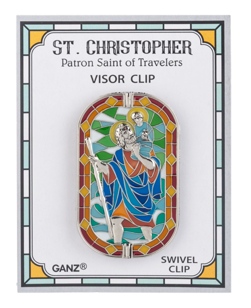 Visor Clip - St. Christopher