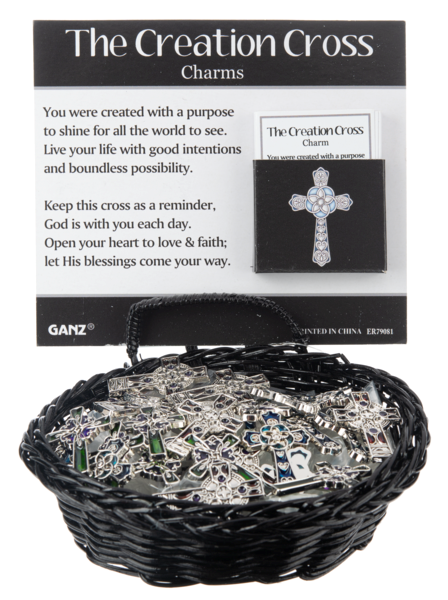 The Creation Cross Charm